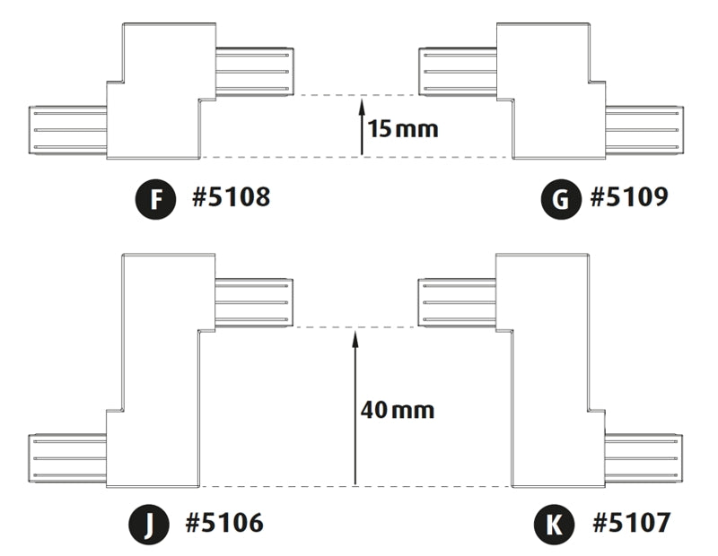 Red Sea Aquariumnetzabdeckung Ausschnitt Zick Zack 15/40mm (1 von jedem) (R42085)