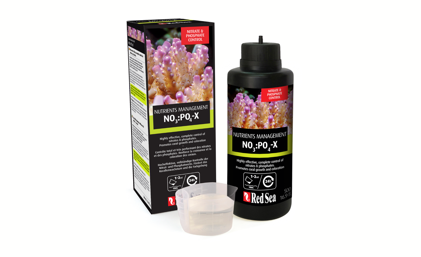 Red Sea NO3:PO4-X Nitrat und Phosphat Reduzierer 100 ml (pro 6 Stück) (R22200)