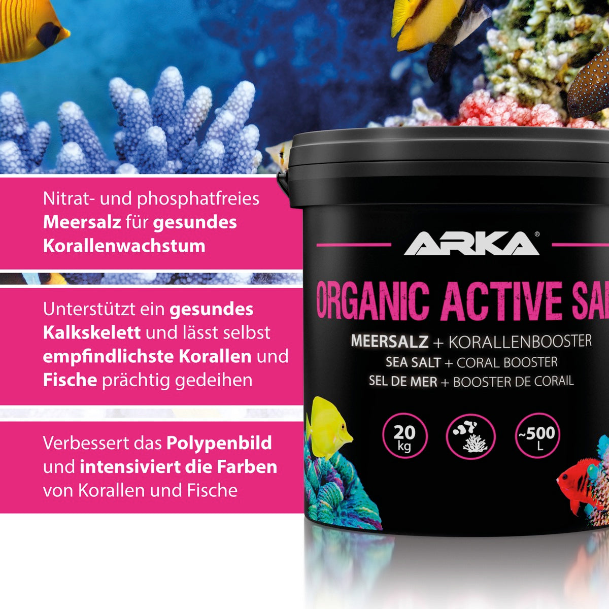 ARKA Organic Active Salt Meersalz 20 kg