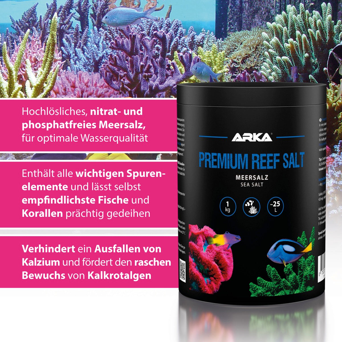 ARKA Premium Reef Salt Meersalz 1 kg