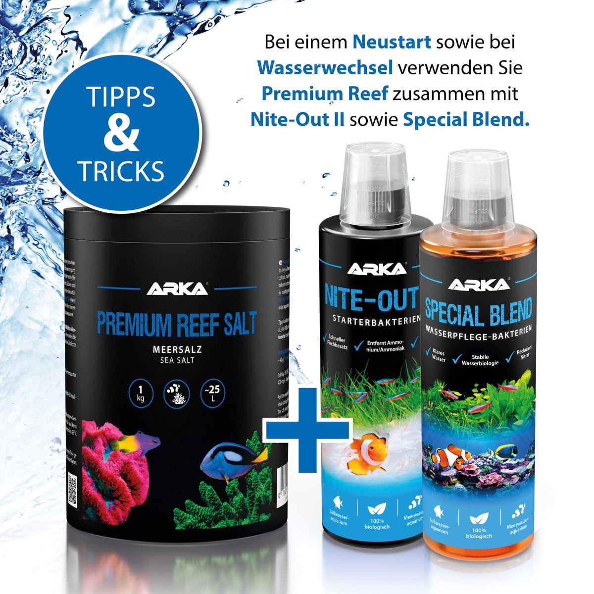 ARKA Premium Reef Salt Meersalz 1 kg