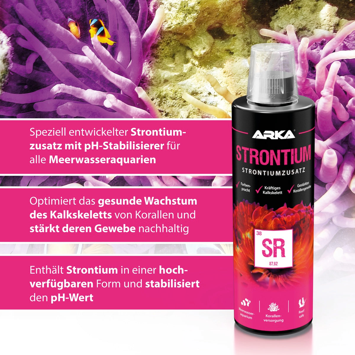 ARKA Strontium & Molybdän Strontiumzusatz 118 ml