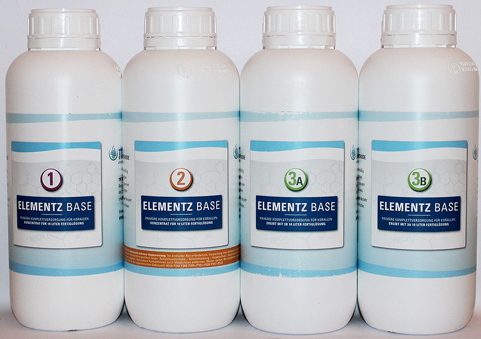 Triton SET Base Elementz 4000ml primäre Komplettversorgung für Korallen nach der TRITON Methode