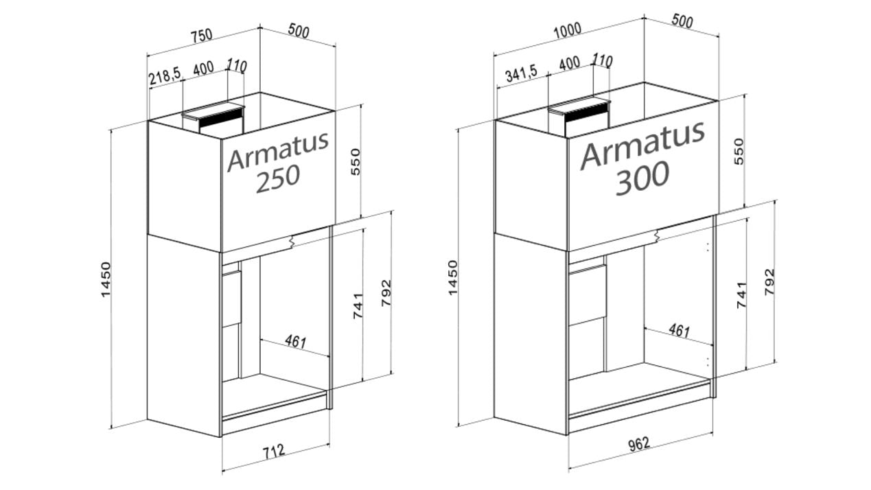 Aqua Medic Armatus 300 weiß 100x50x55 cm