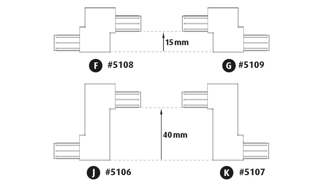Red Sea Aquariumnetzabdeckung Ausschnitt Zick Zack 15/40mm (1 von jedem) (R42085)