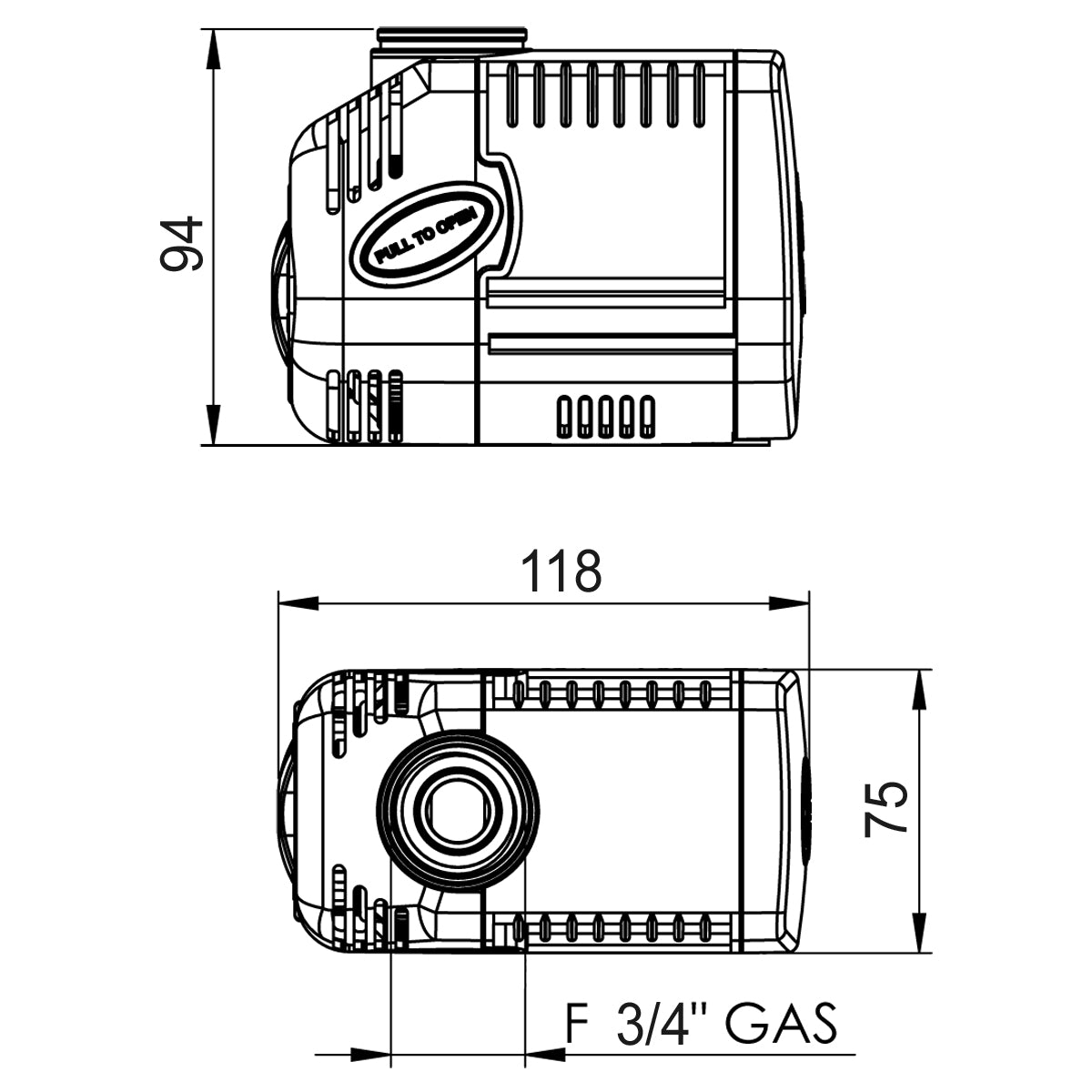 Tunze Rückförderpumpe Silence electronic 1100-3000 l/h (1073.050)