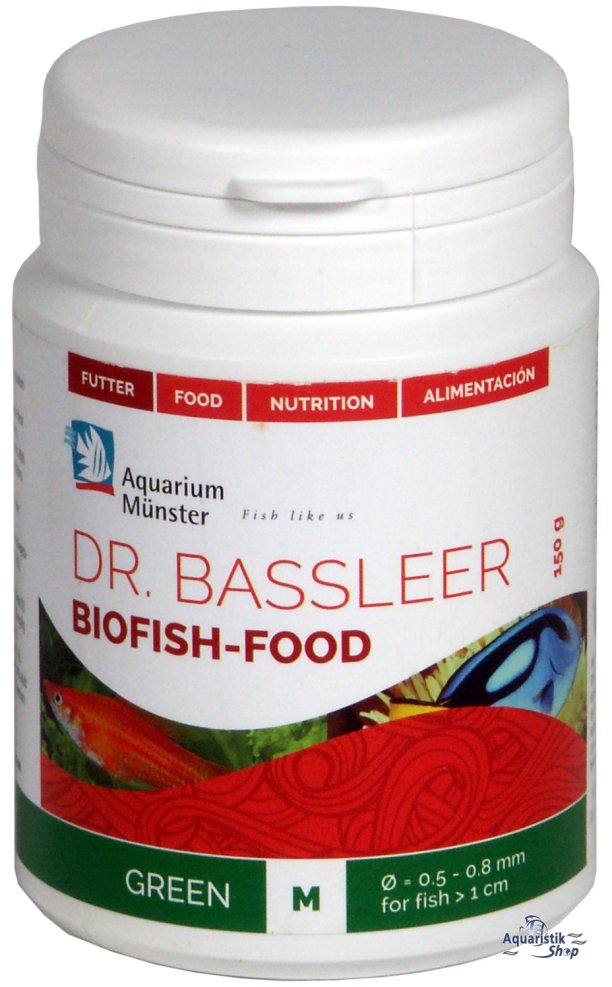 Dr. Bassleer Biofish Food GREEN M 60 g