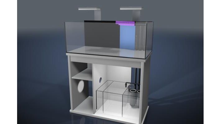 D-D Reef-Pro 1500 Black Gloss Aquariumsystem 150x60x56cm