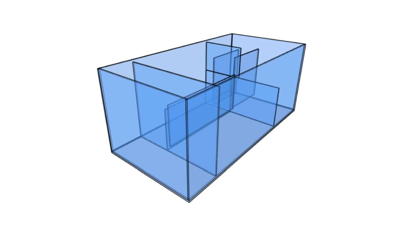 D-D Reef-Pro 1500 Platinum Oak Aquariumsystem 150x60x56cm