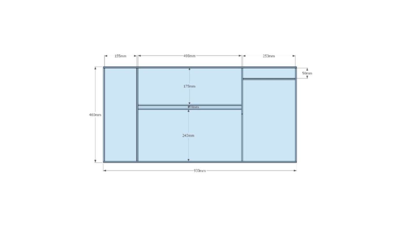 D-D Reef-Pro 1500 White Gloss Aquariumsystem 150x60x56cm