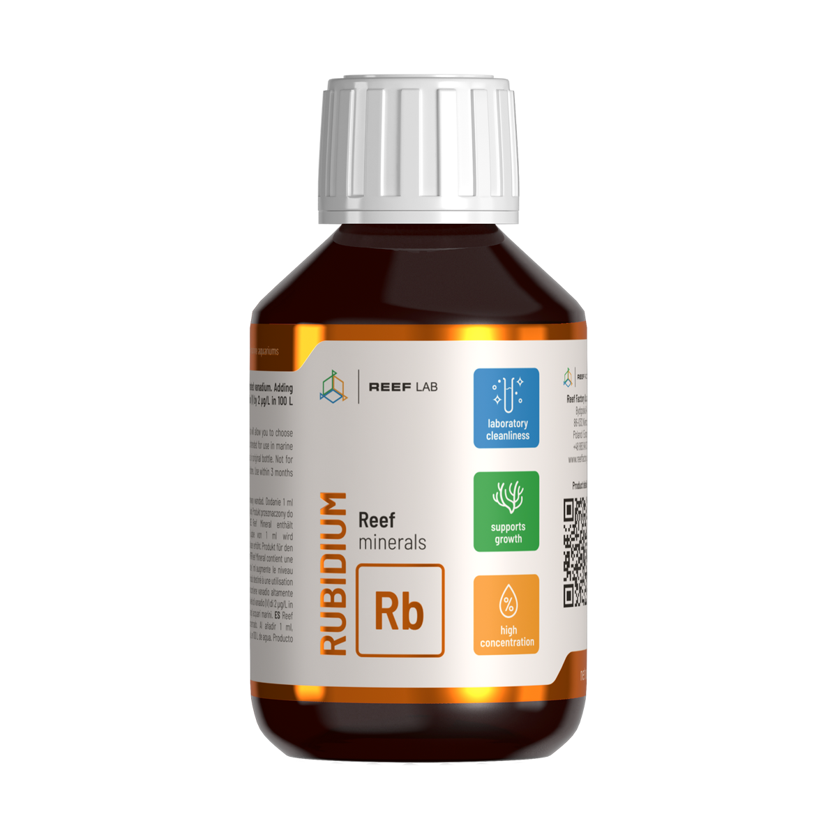 Reef Factory Minerals Rubidium (Rb) 150 ml