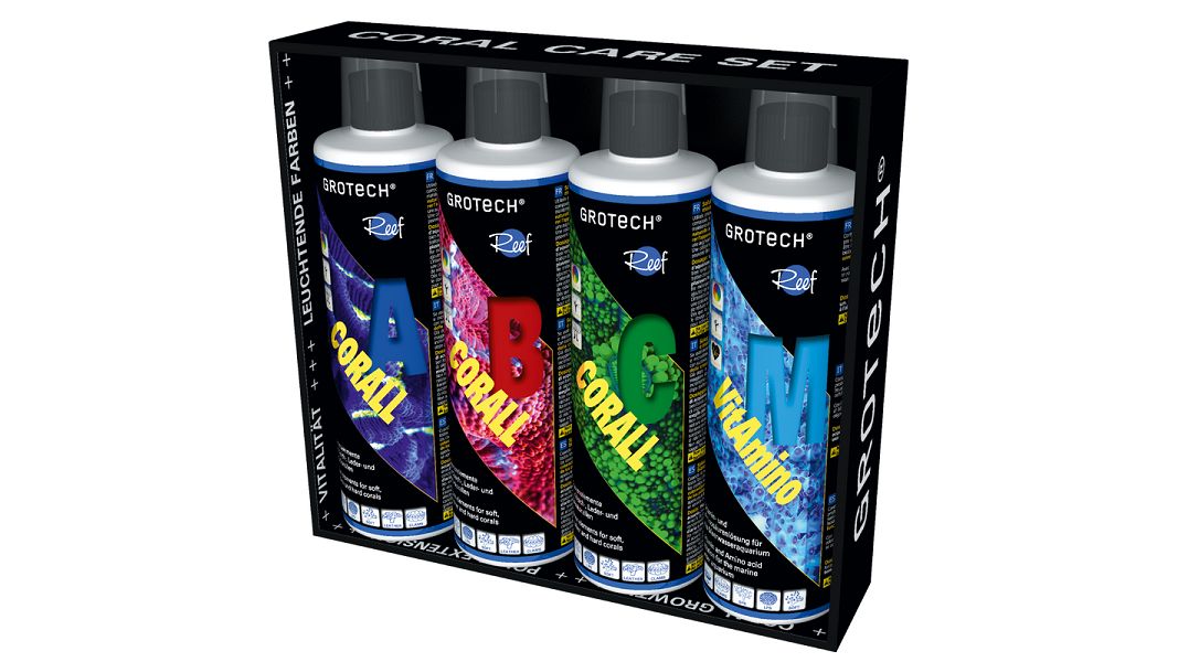 Grotech Coral Care Set - Coral A, B, C + VitAmino M je 500 ml