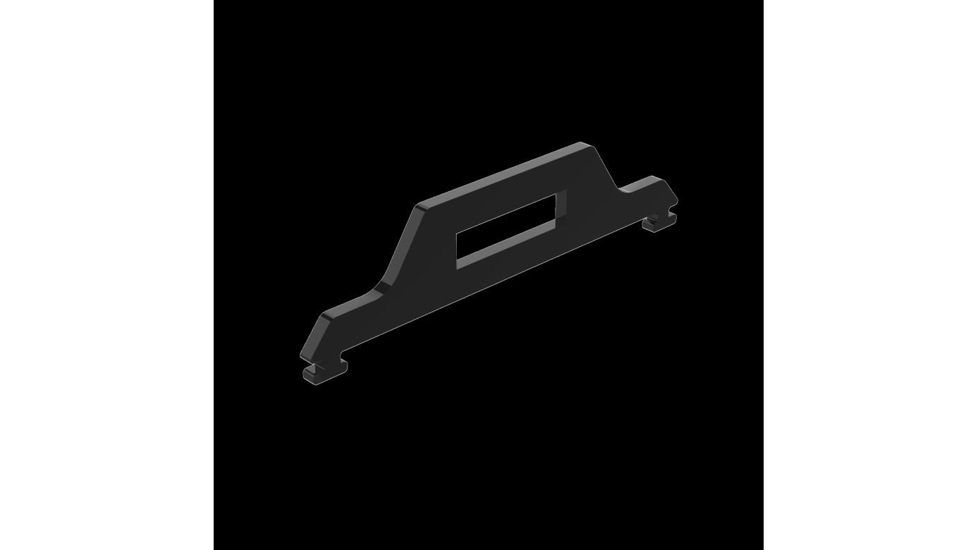 Reef Factory Reef flare Pro Profile hanger (black) (4 St.)