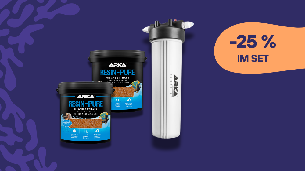 AKTION: ARKA myAQUA Multifilter 4 L + 2x Resin Pure 4 Liter Mischbettharz Bundle