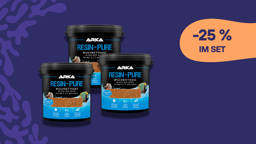 ARKA Resin Pure Mischbettharz 4 Liter Eimer Sparset (3 St.)