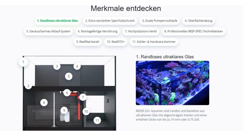 Red Sea REEFER™ 425 System G2+ Deluxe Weiß (inkl. RL170 & Arme) (R42248G2PA-EUR)