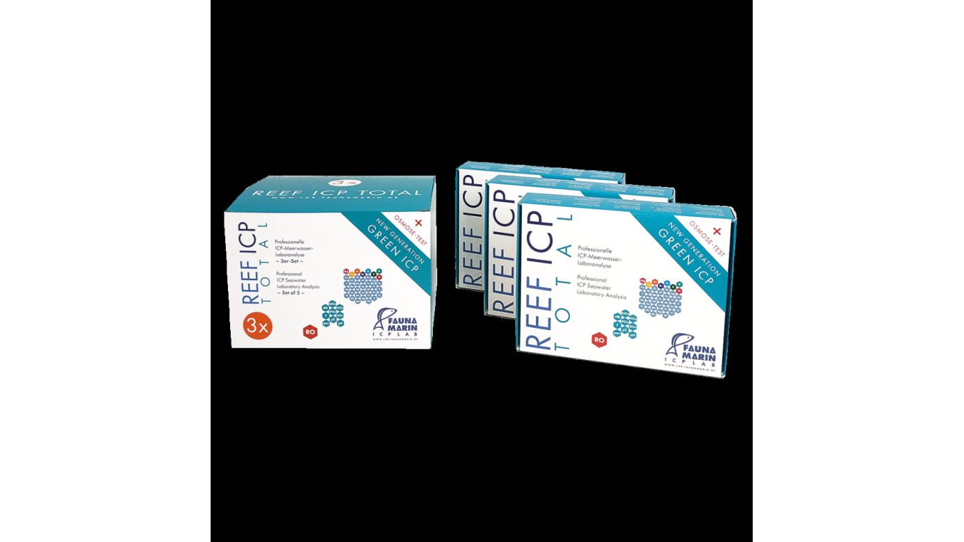 Fauna Marin Reef ICP Test Total 3er Set