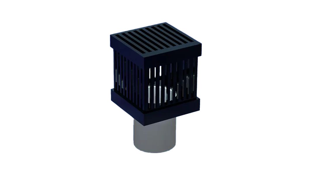 aqua connect Ablauf Cube mit Deckel für 40 mm Rohr