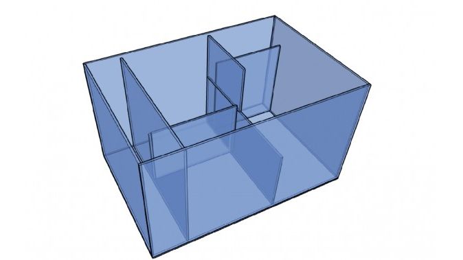 D-D Reef-Pro 900 Platinum Oak Aquariumsystem 90x60x46cm