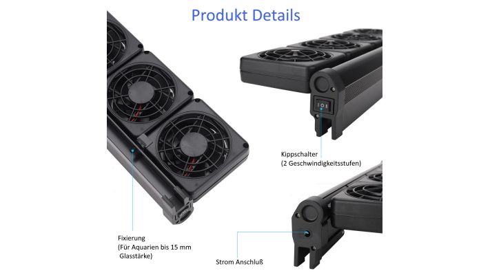 Aquaperfekt AP-Power Lüfter 1-fach