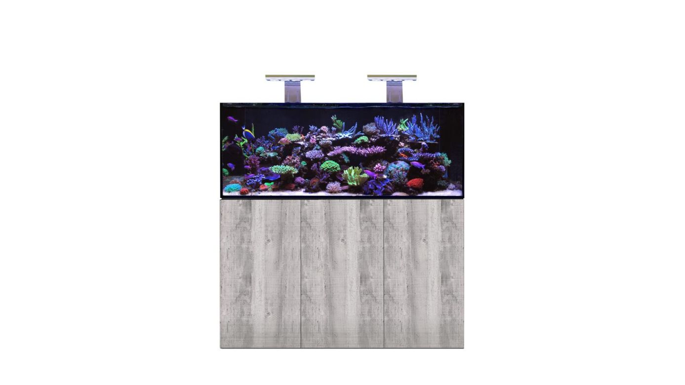 D-D AQUA-Pro Reef 1500 Metal Frame Driftwood Concrete Aquariumsystem 150x60x56cm