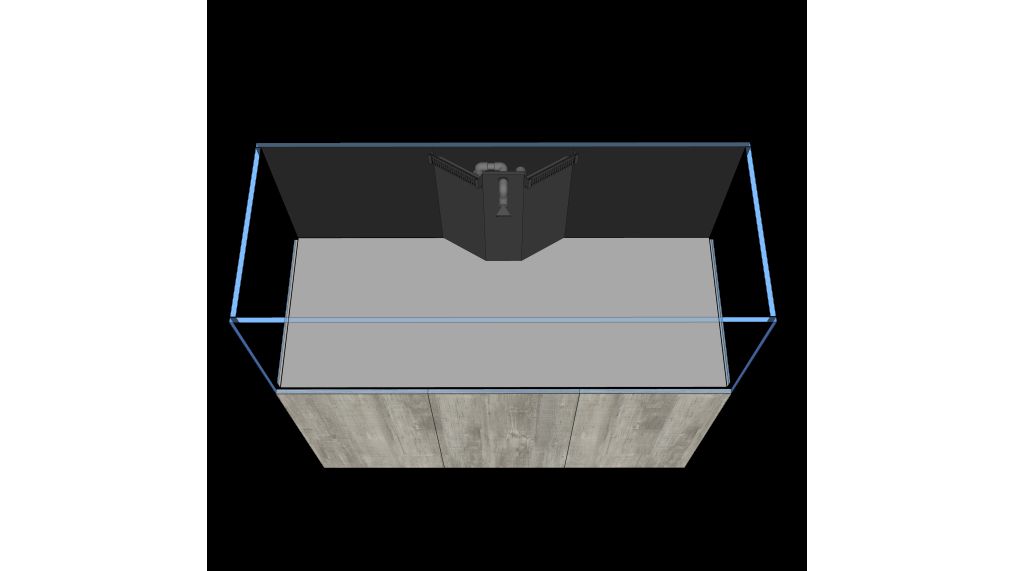 D-D AQUA-Pro Reef 1500 Metal Frame Platinum Oak Aquariumsystem 150x60x56cm