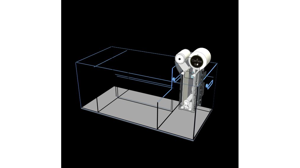 D-D AQUA-Pro Reef 1500 Metal Frame Platinum Oak Aquariumsystem 150x60x56cm