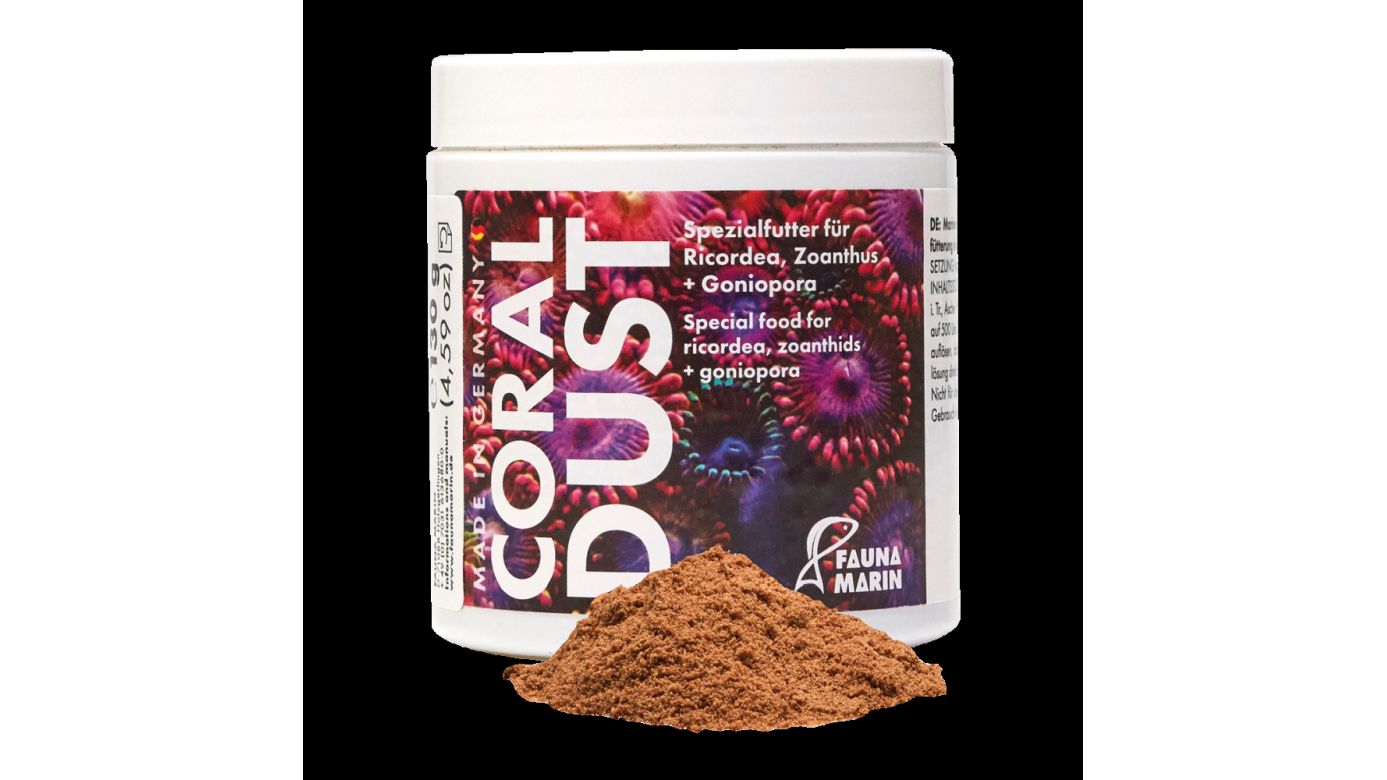 Fauna Marin Coral Dust Spezialfutter für Ricordea, Zoanthus & Geniopora 130 g