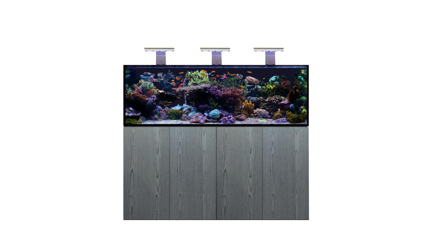 D-D AQUA-Pro Reef 1800 Metal Frame Carbon Oak Aquariumsystem 180x60x56cm
