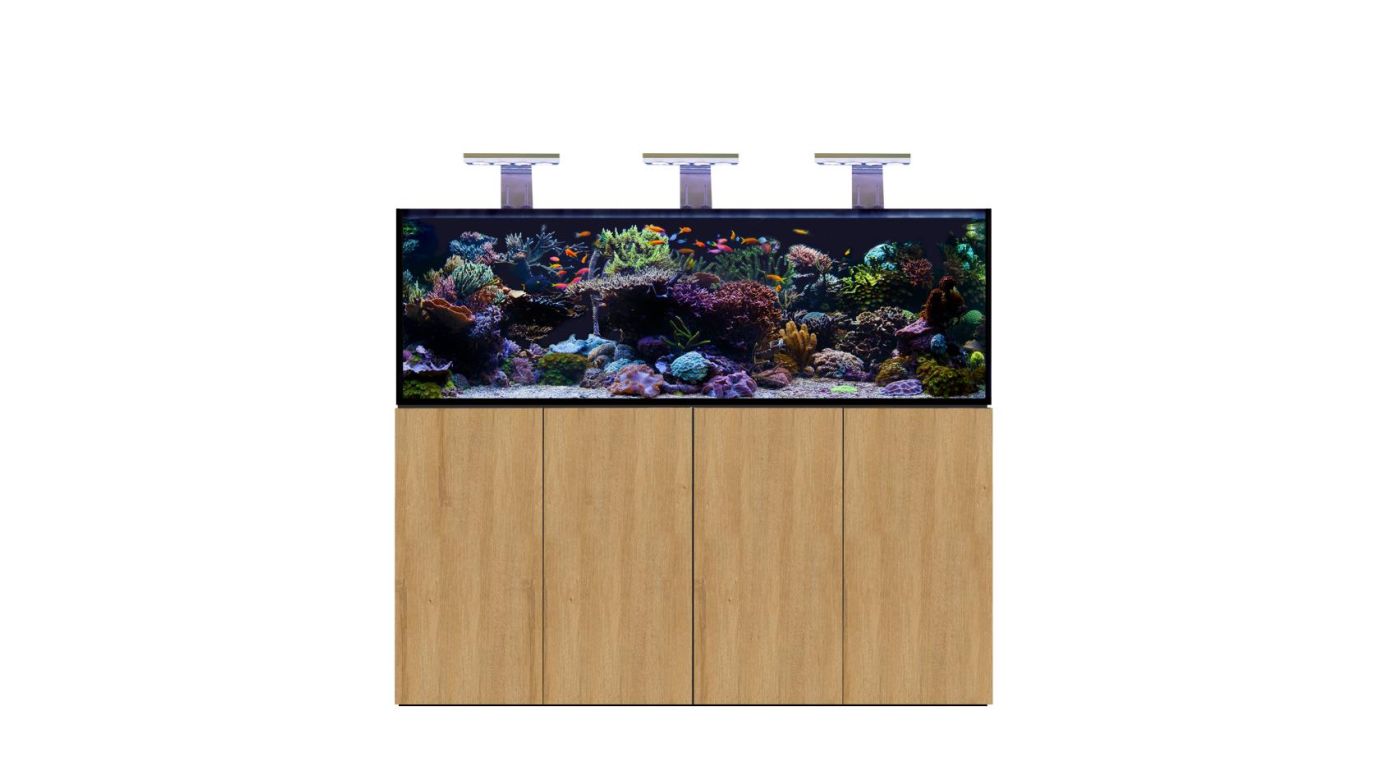D-D AQUA-Pro Reef 1800 Metal Frame Natural Oak Aquariumsystem 180x60x56cm