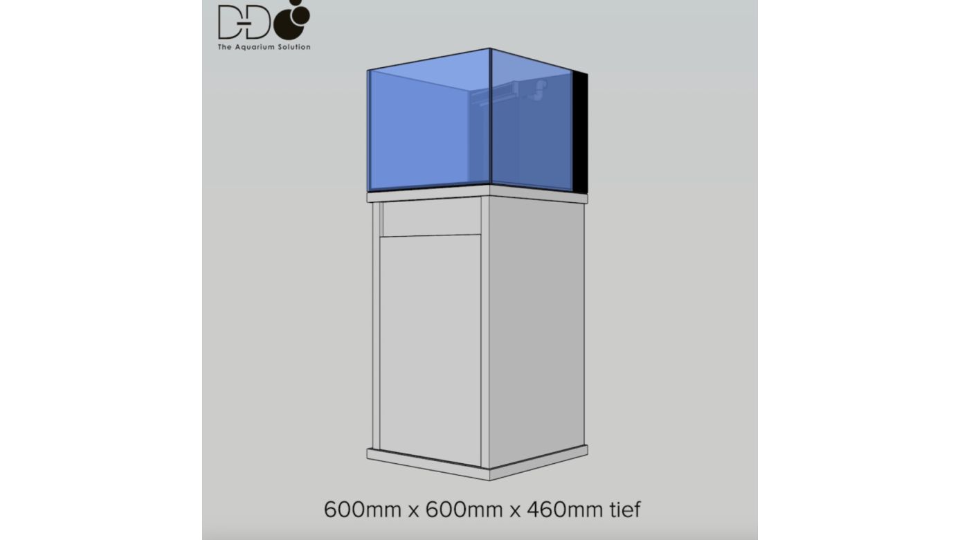 D-D Reef-Pro 600 Driftwood Concrete Aquariumsystem 60x60x46cm