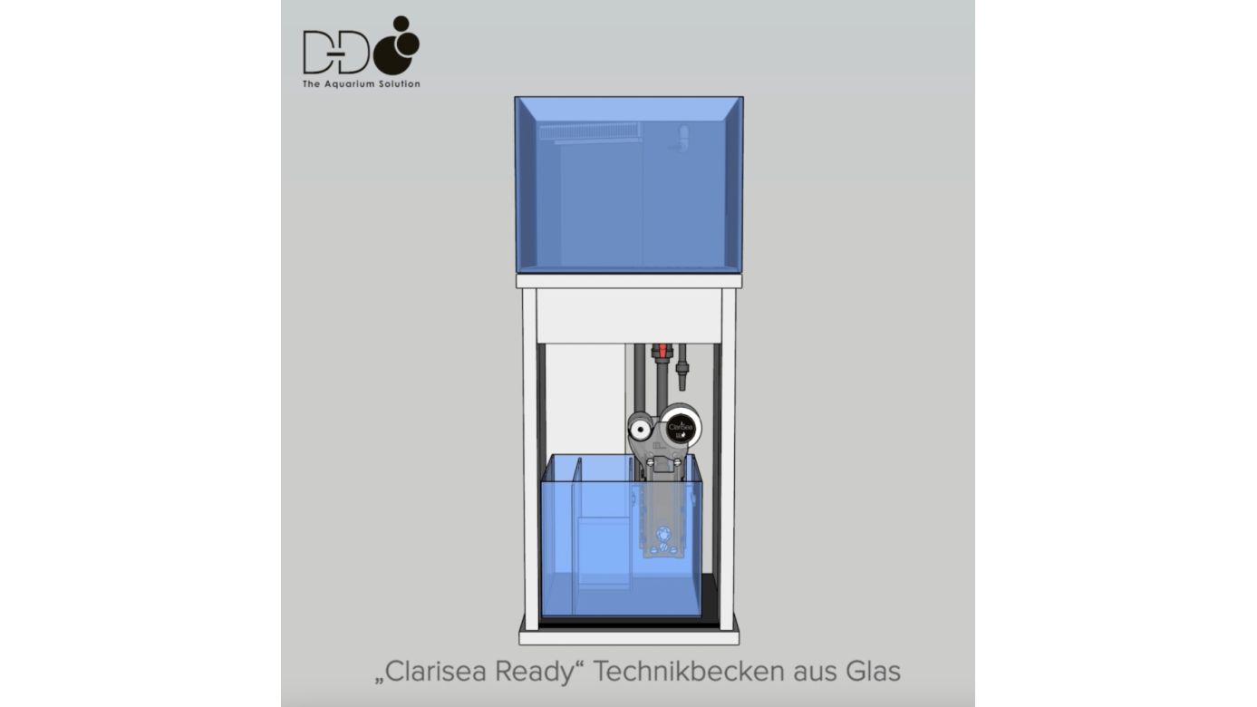 D-D Reef-Pro 600 Black Gloss Aquariumsystem 60x60x46cm