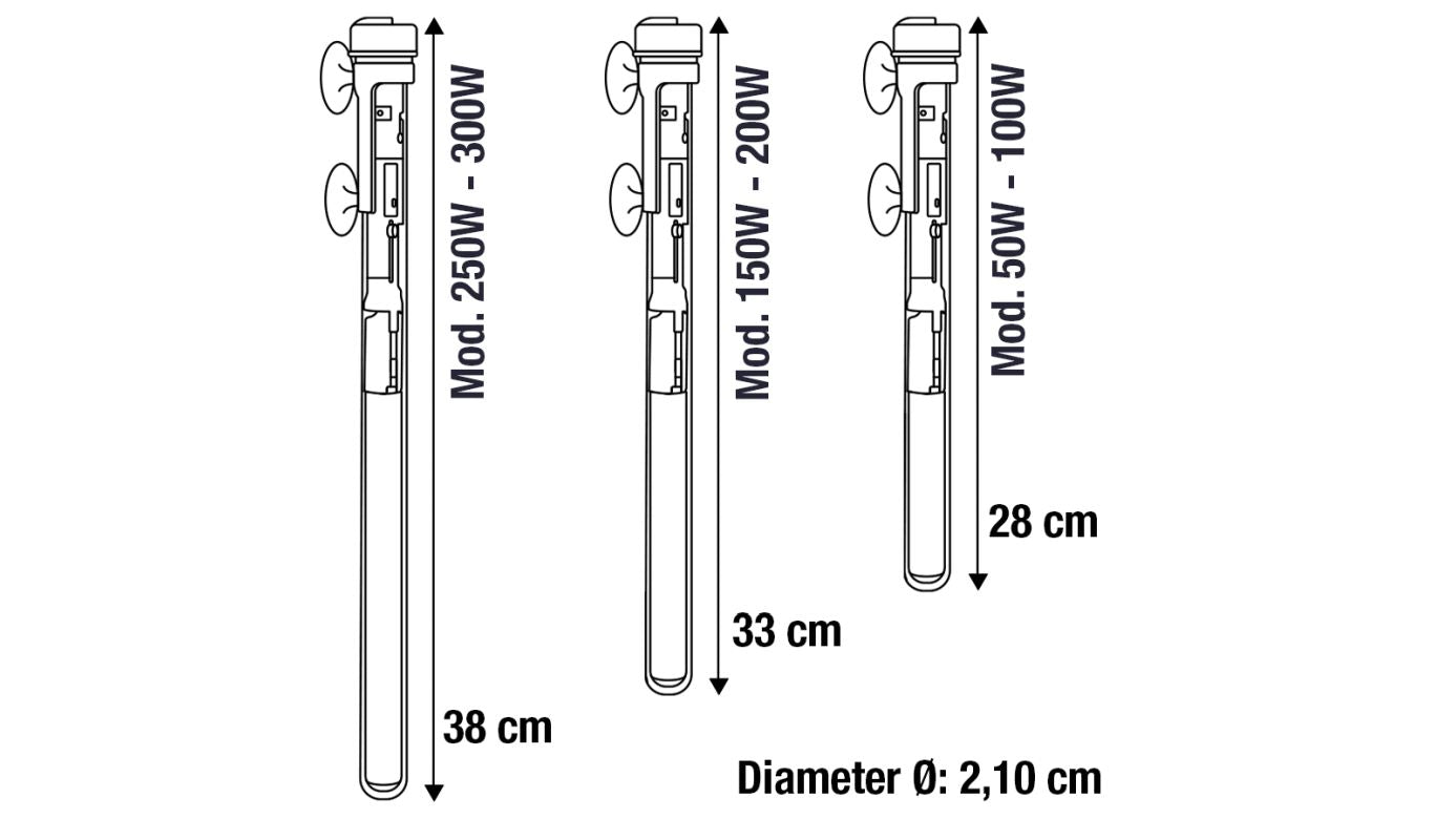 Sicce Scuba Preset Regelheizer Heizstab 100 W