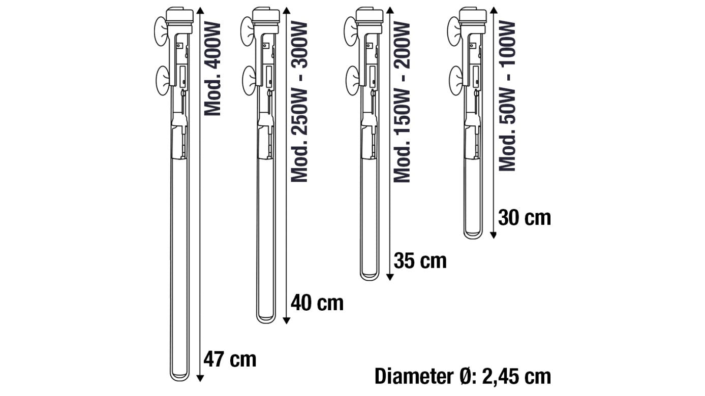 Sicce Scuba Contactless Regelheizer Heizstab 50 W