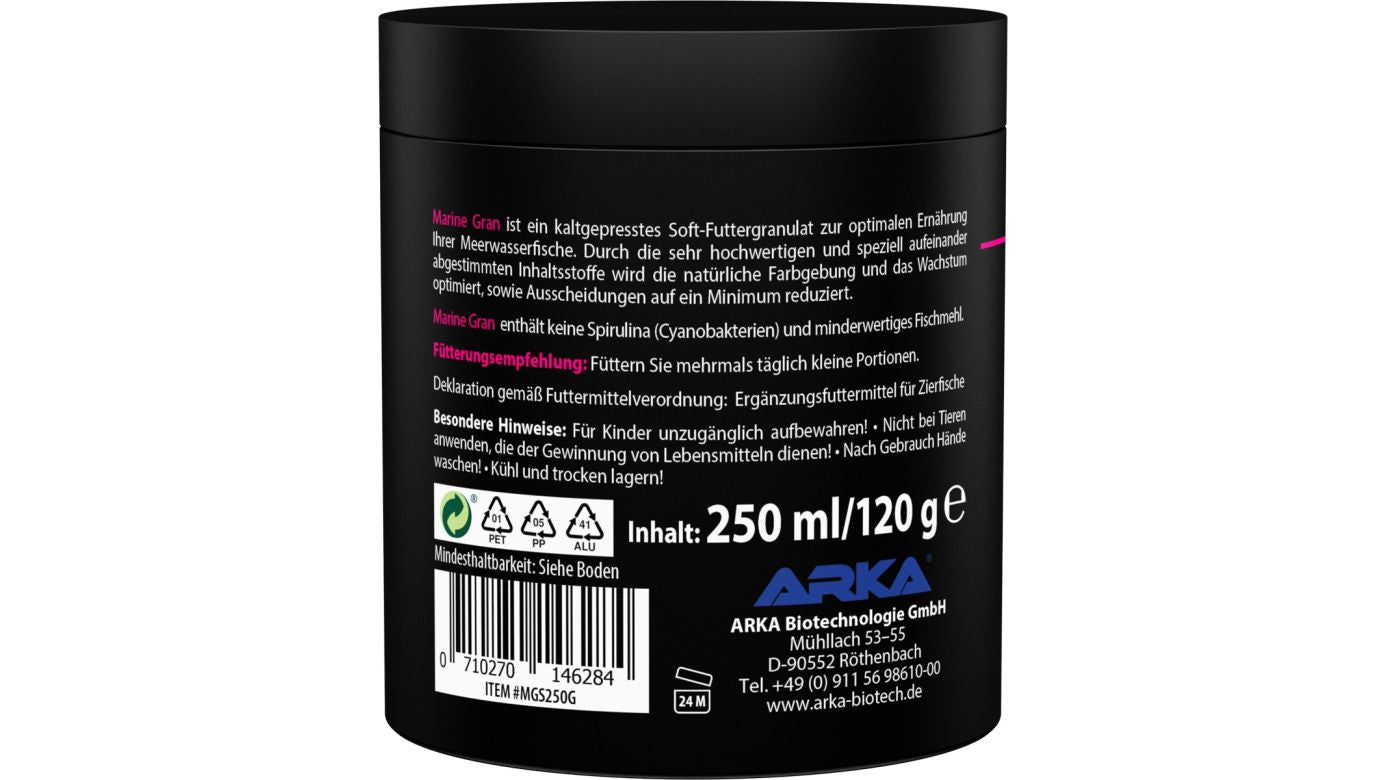 ARKA Marine Gran Granulatfutter 250 ml (120 g)