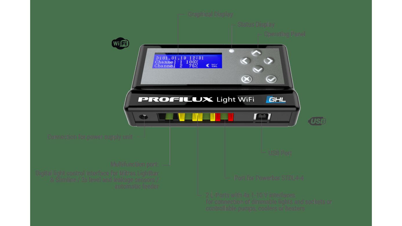 GHL ProfiLux Light WIFI schwarz universal