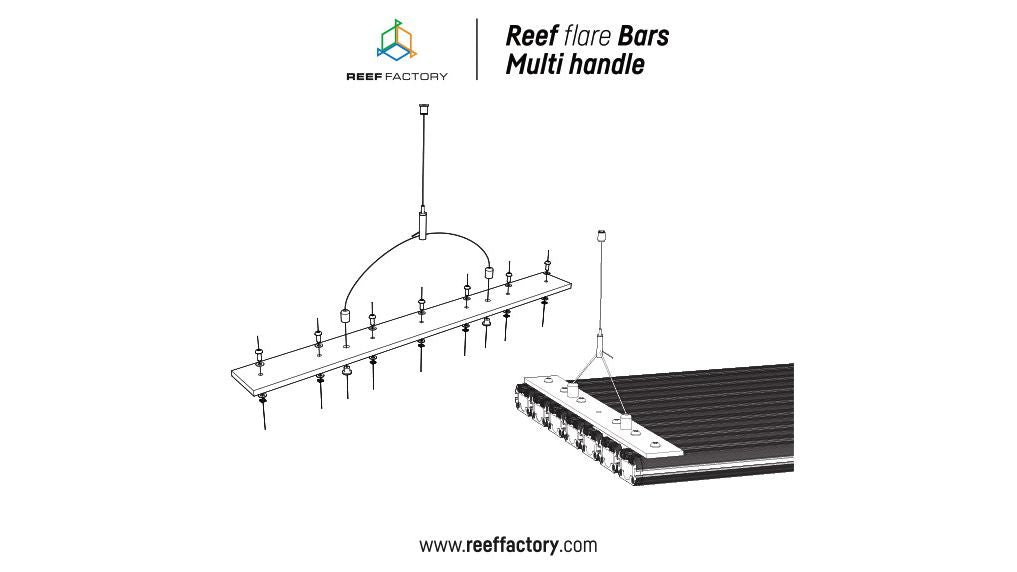 Reef Factory Reef flare Bar 2 Multi handle (2 St.)