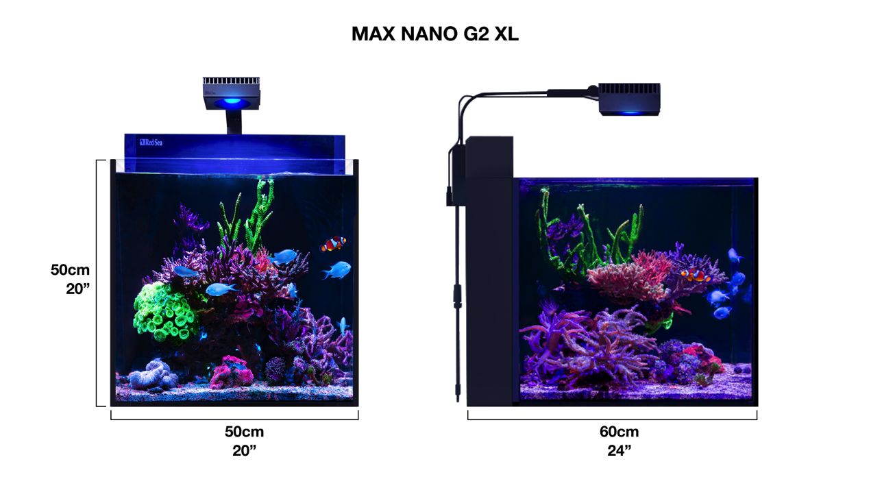 Red Sea MAX NANO G2 XL inkl. schwarzer Unterschrank (R40080G2)