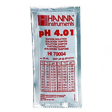 Hanna HI70004P Pufferlösung pH 4,01, 1x 20 ml-Beutel