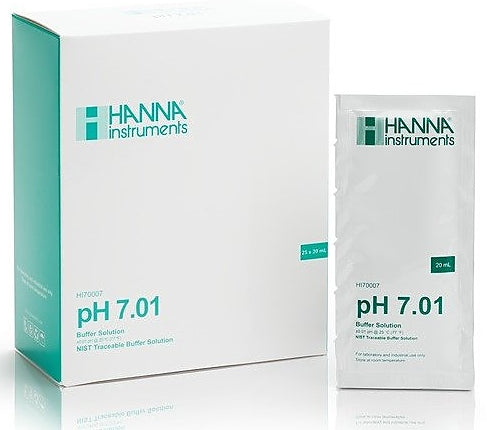 Hanna HI70007P Pufferlösung pH 7,01, 25x 20 ml-Beutel