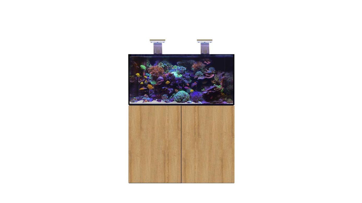 D-D AQUA-Pro Reef 1200 Natural Oak 120x60x56cm Aquariumsystem mit Holzschrank