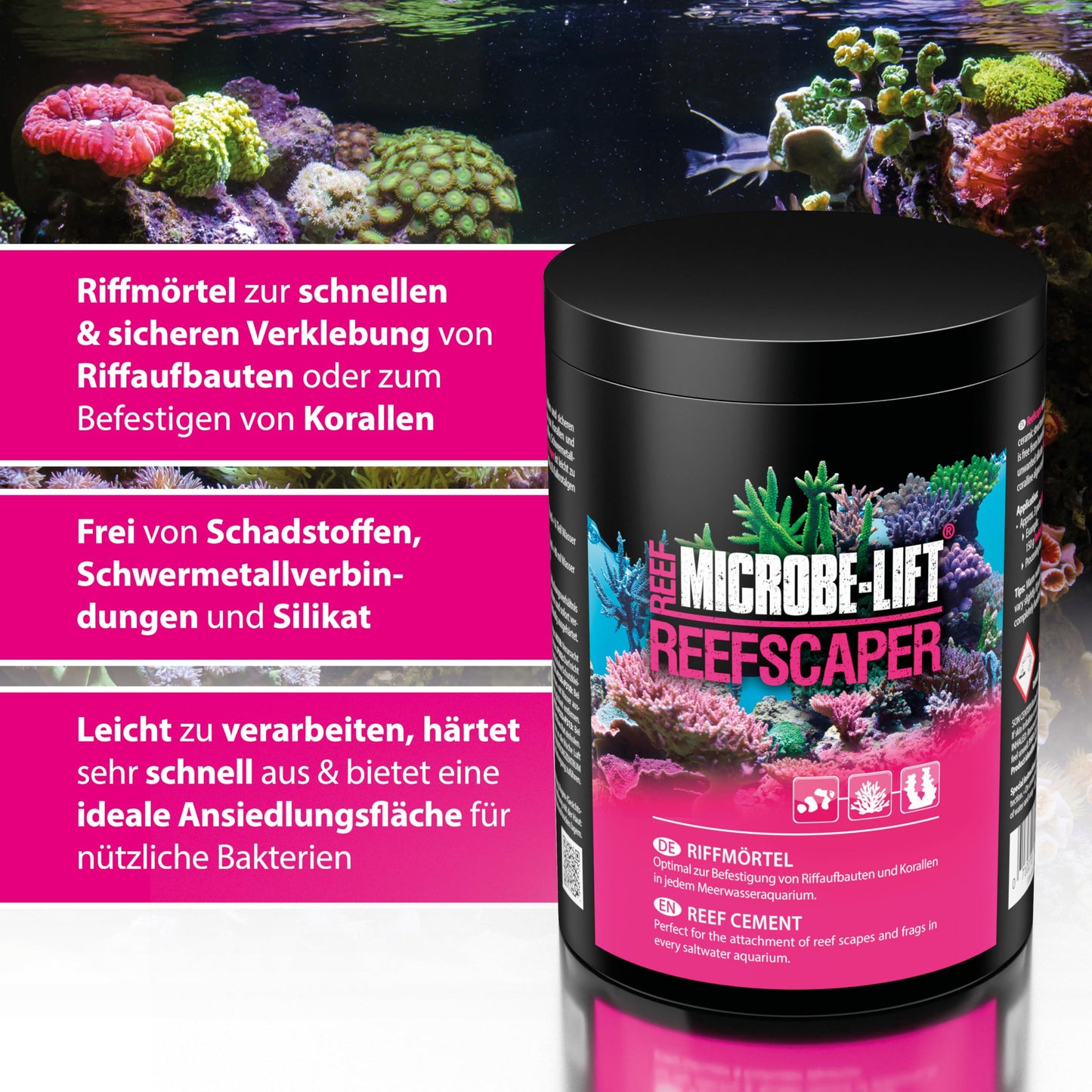 Microbe-Lift Reefscaper Riffkleber Korallenkleber 1000 g