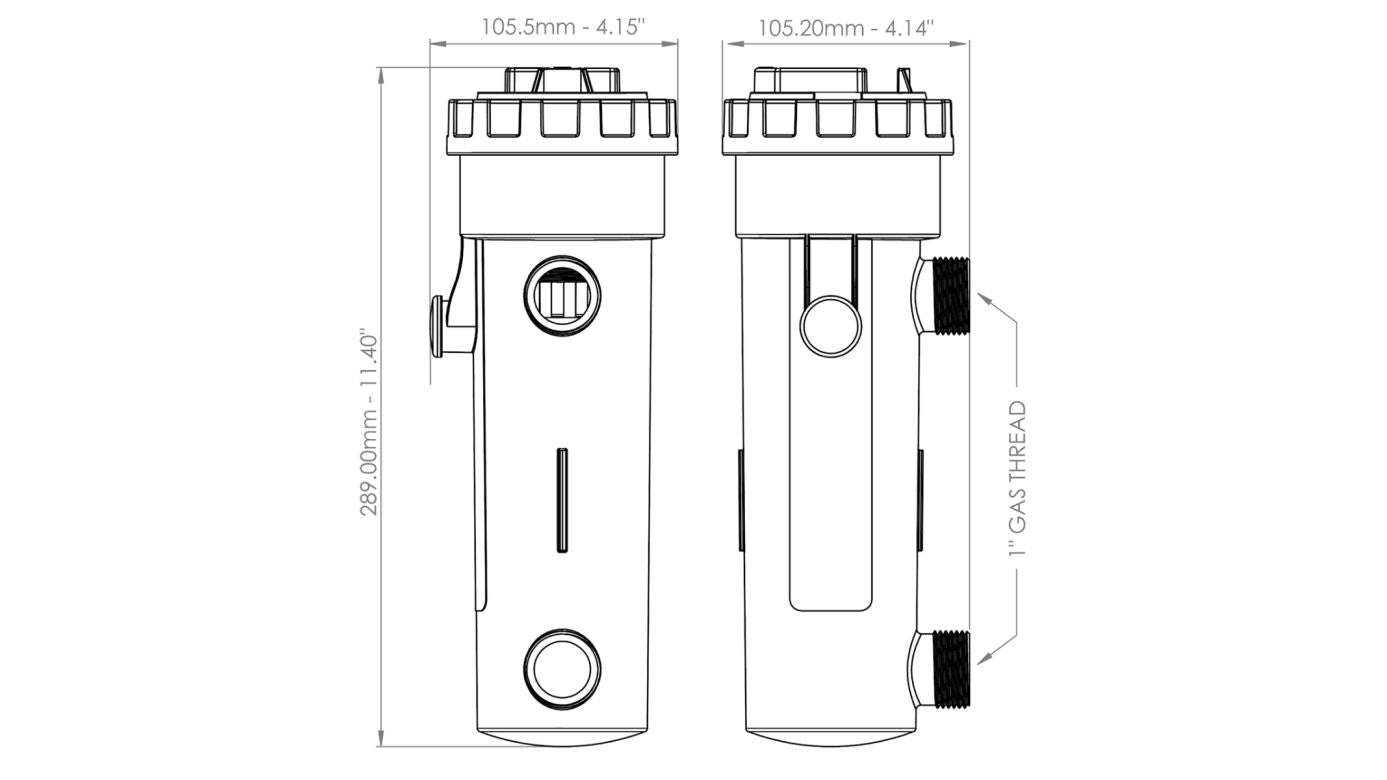 Sicce UV-C Klärer 9W (Durchfluss max. 400-800 l/h)