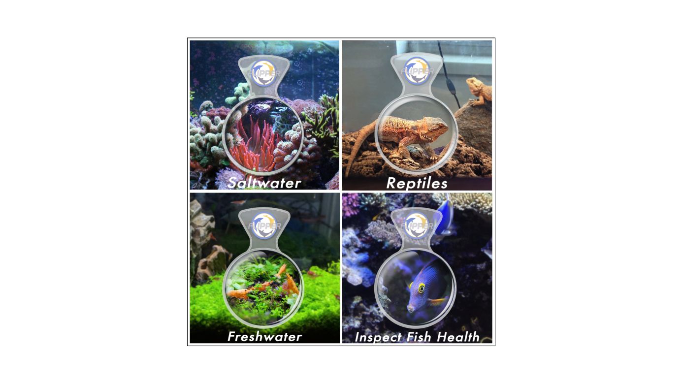 Flipper DeepSee Viewer Standard Clear Lupe (max. Glasstärke 15mm)