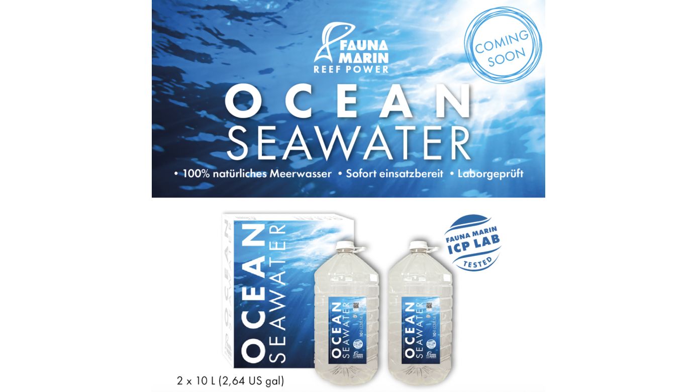 Fauna Marin Ocean Seawater natürliches Meerwasser 2x10 L
