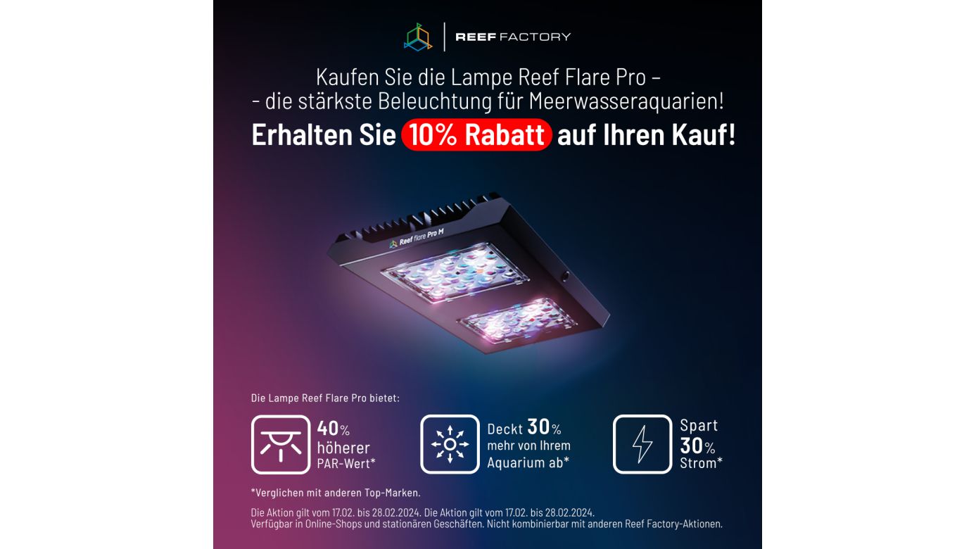 Reef Factory Reef flare Pro S 80 W (white)