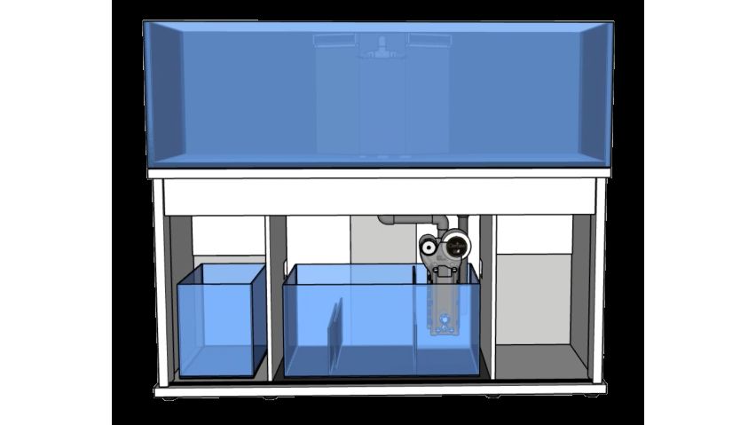 D-D Reef-Pro 1800 Anthracite Gloss Aquariumsystem 180x60x56cm