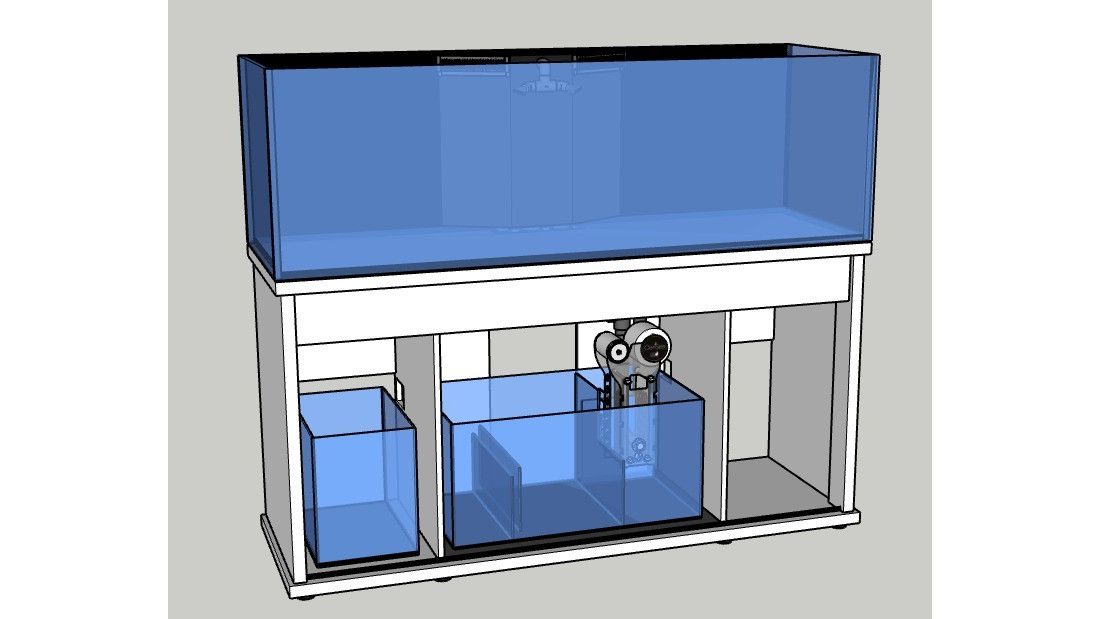D-D Reef-Pro 1800 Anthracite Gloss Aquariumsystem 180x60x56cm
