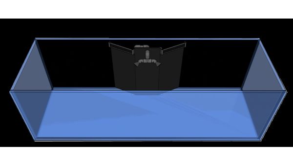 D-D Reef-Pro 1800 White Gloss Aquariumsystem 180x60x56cm