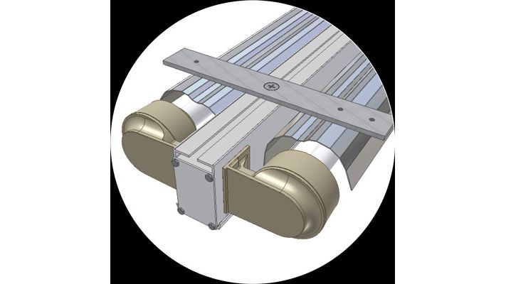 Giesemann RAZOR 2x 24 W T5 inkl. Reflektoren 60 cm